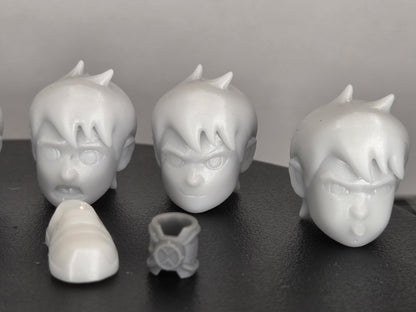 10 Year old kid who could be named Ben UNPAINTED*  kit for black series omega