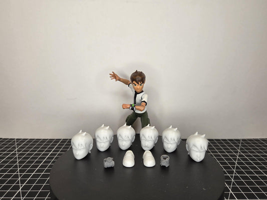 10 Year old kid who could be named Ben UNPAINTED*  kit for black series omega